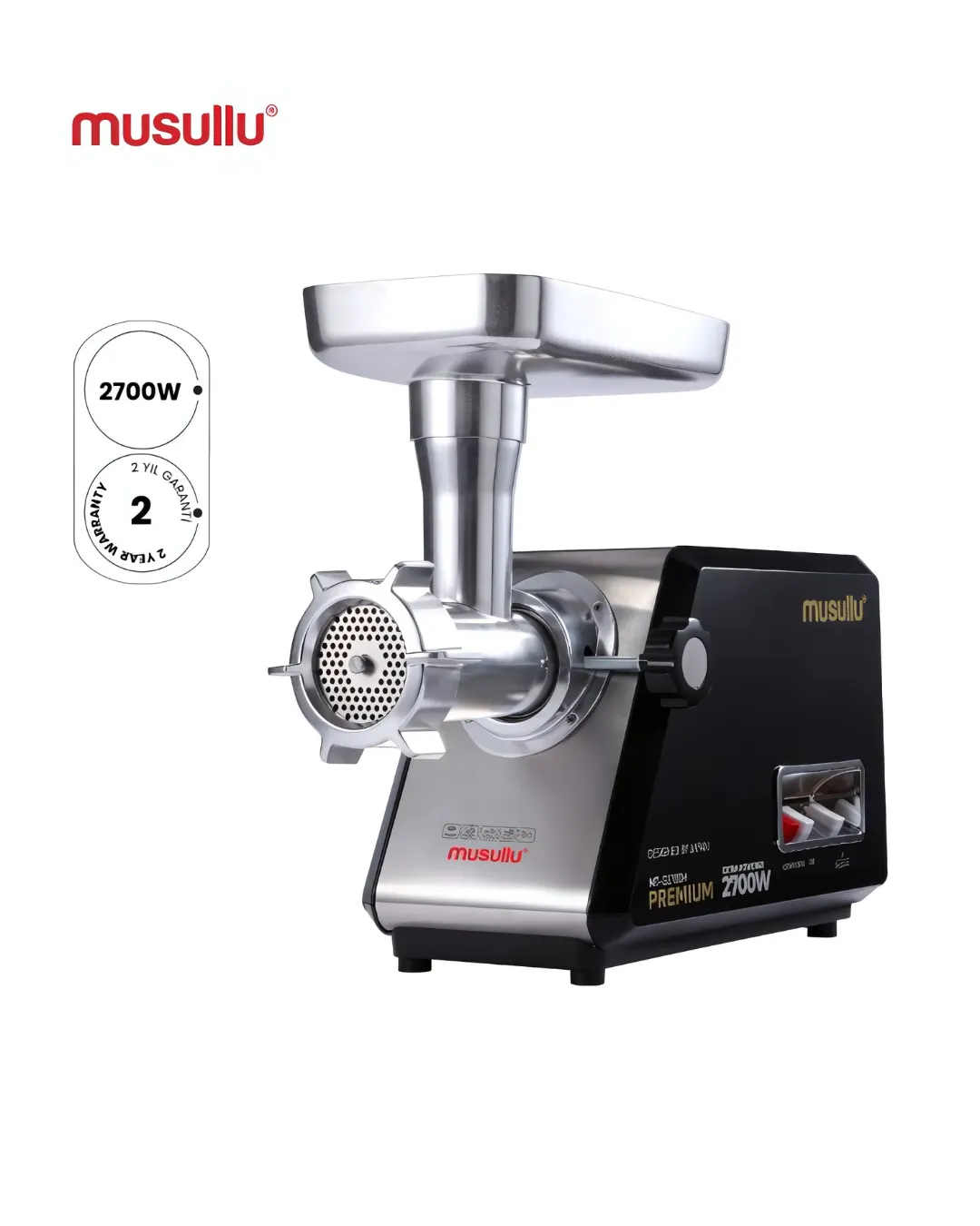 Musullu Premium 2700W Et Kıyma Makinesi